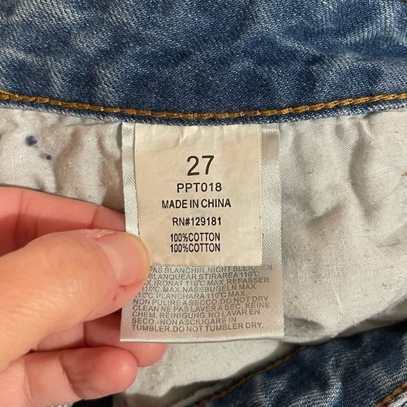 Women’s People’s Project LA distressed medium wash jeans- size 27 - Picture 4 of 4